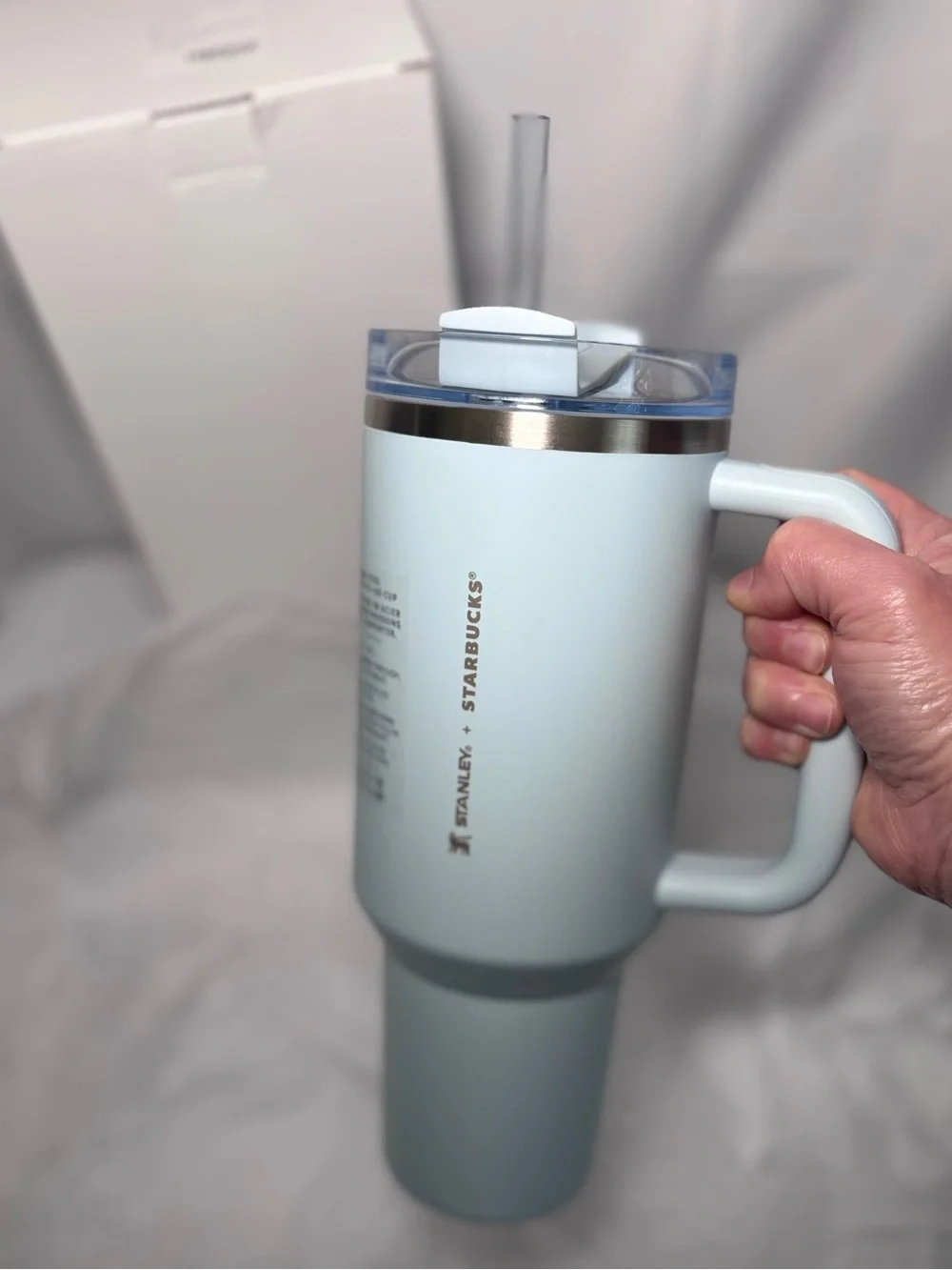 Stanley Starbucks Light Blue Spring 2024 40oz NEW WITH BOX